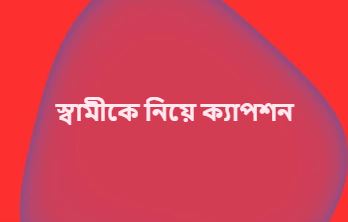 স্বামীকে নিয়ে ক্যাপশন, ছন্দ, গল্প