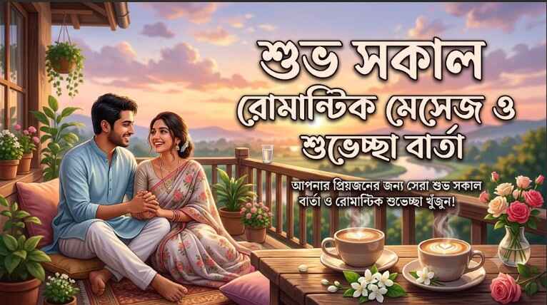 শুভ সকাল রোমান্টিক মেসেজ ও শুভেচ্ছা বার্তা