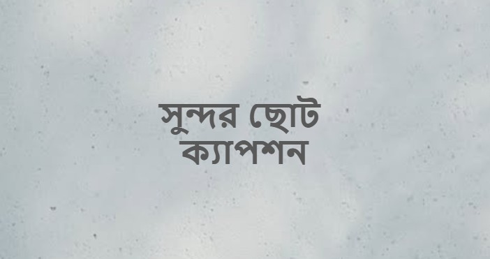 সুন্দর ছোট ক্যাপশন